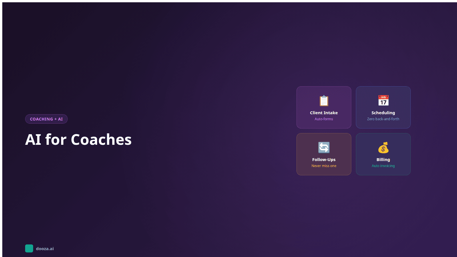 Online coach using AI to automate client intake, follow-ups, and scheduling in their coaching practice
