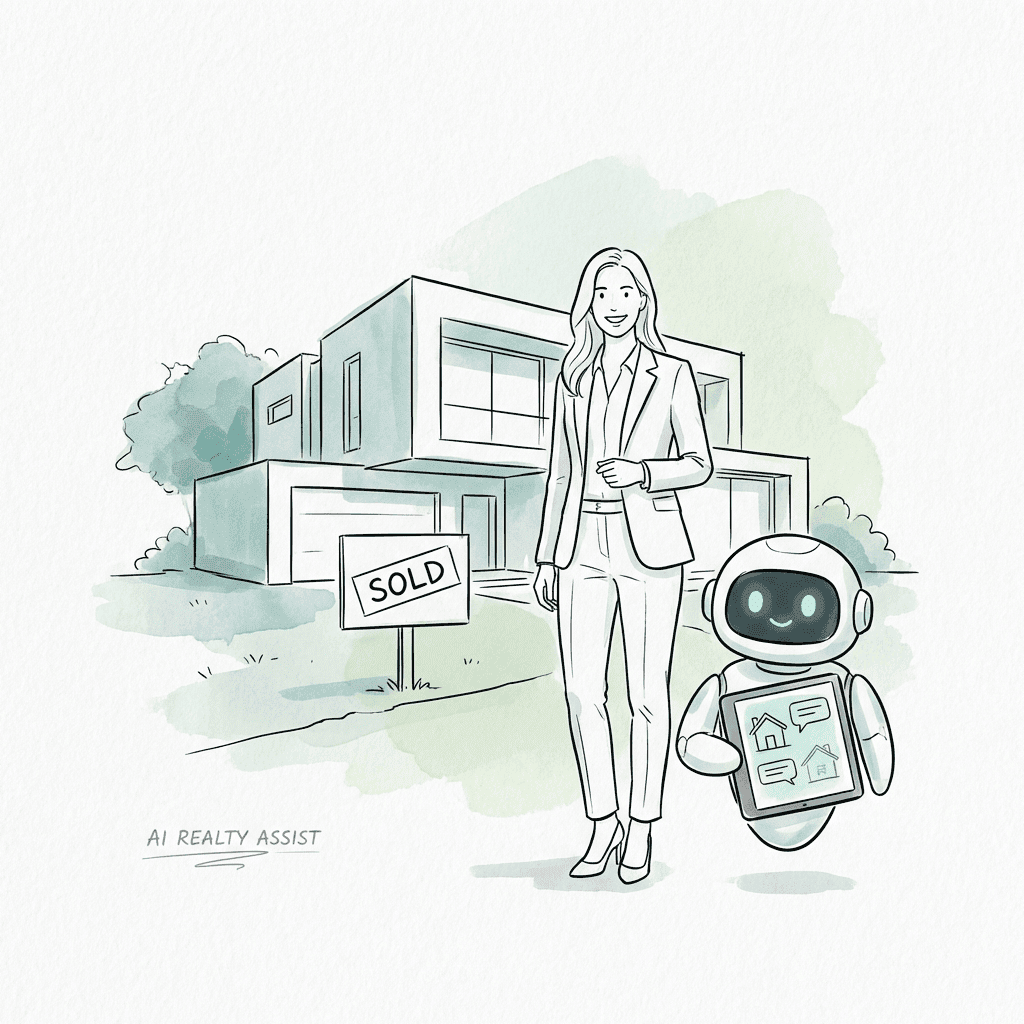 AI employees helping real estate agents with lead response, social media, and marketing automation