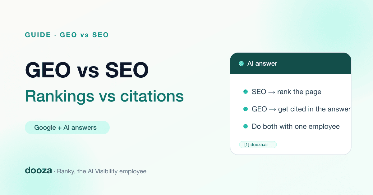 GEO vs SEO: What’s the Difference and Do You Need Both? (2026)