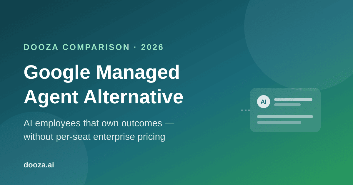 Dooza Agents vs Google managed agents comparison for the best managed agent alternative
