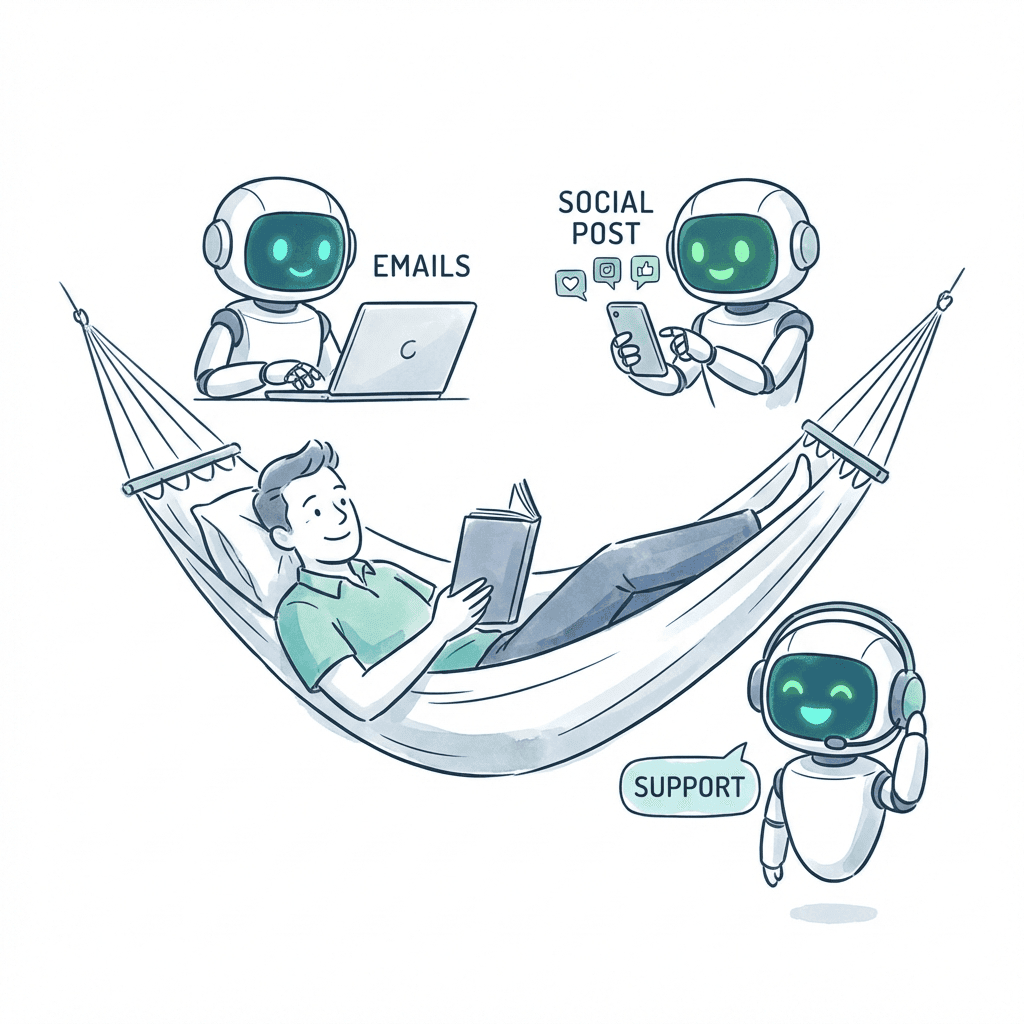 Illustration of the Reverse Information Paradox concept — businesses leaking proprietary knowledge to AI providers